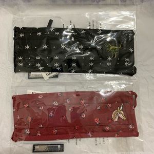 Coach Face Masks Bundle Rexy Star Dot and Uni Floral Burgundy